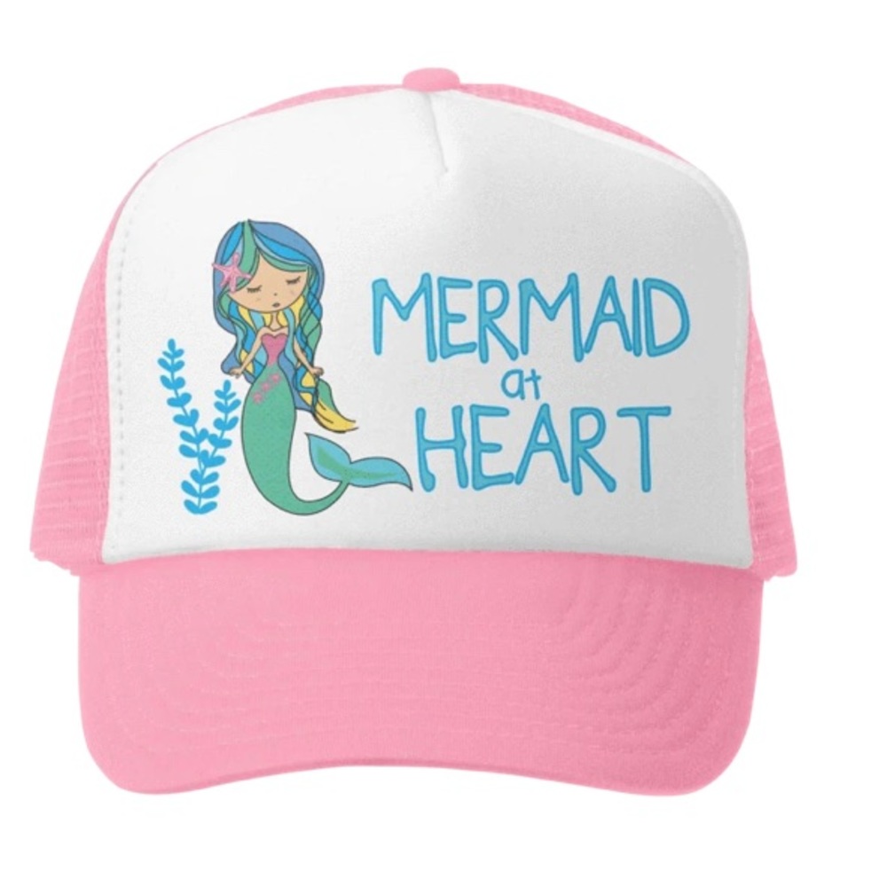 Mermaid at heart tucker hat for baby/toddler